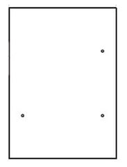 Wiegmann SCF1010 Enclosure Cover 12 Inch x 12 Inch Solid NEMA 1