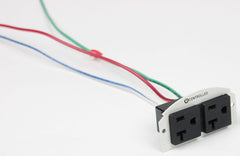 Wiremold 68REC-CTRL 1/2 Gang 20A Duplex Receptacle