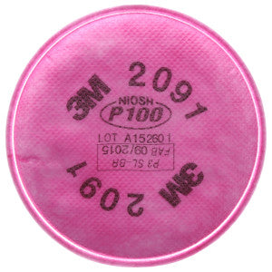 3M 2091 Tekk Protection Particulate Filter P100 ea