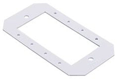 Wiremold 8MAAP Evolution Series Faceplate Mounting Plate