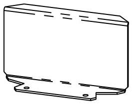 Wiremold RFB6B Walker RFB6B Blank Plate