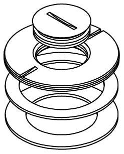 Wiremold 825CK-1 Brass Conversion Kit 1 800 Series