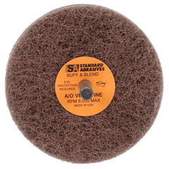 3M 7100094602 Standard Abrasives Buff and Blend GP Wheel 880516, 3 in x 3 Ply x 1/4 in A VFN, 10 per inner 100 per case