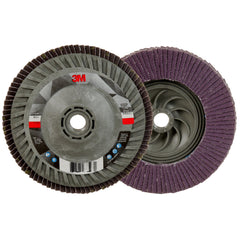 3M 7100178233 Flap Disc, 40+ Grit, Precision Shaped Ceramic Abrasive, Type 27 Disc