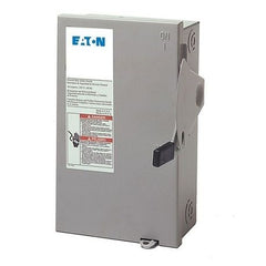 EATON DG321NRB DG Series Cartridge Fusible General Duty Safety Switch, 240 VAC, 30 A, 1-1/2 to 3 hp, 3 to 7-1/2 hp, TPST Contact, 3 Poles