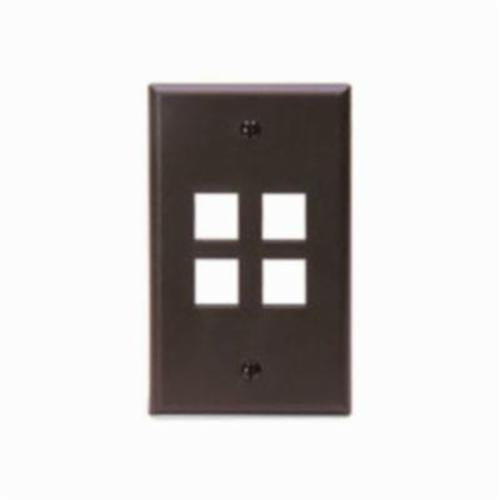 Leviton 41080-4BP 4-Port Wallplate