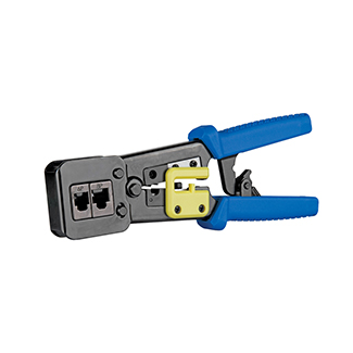 Leviton 40989-ACT RJ-45 Advanced Crimp Tool-Blue