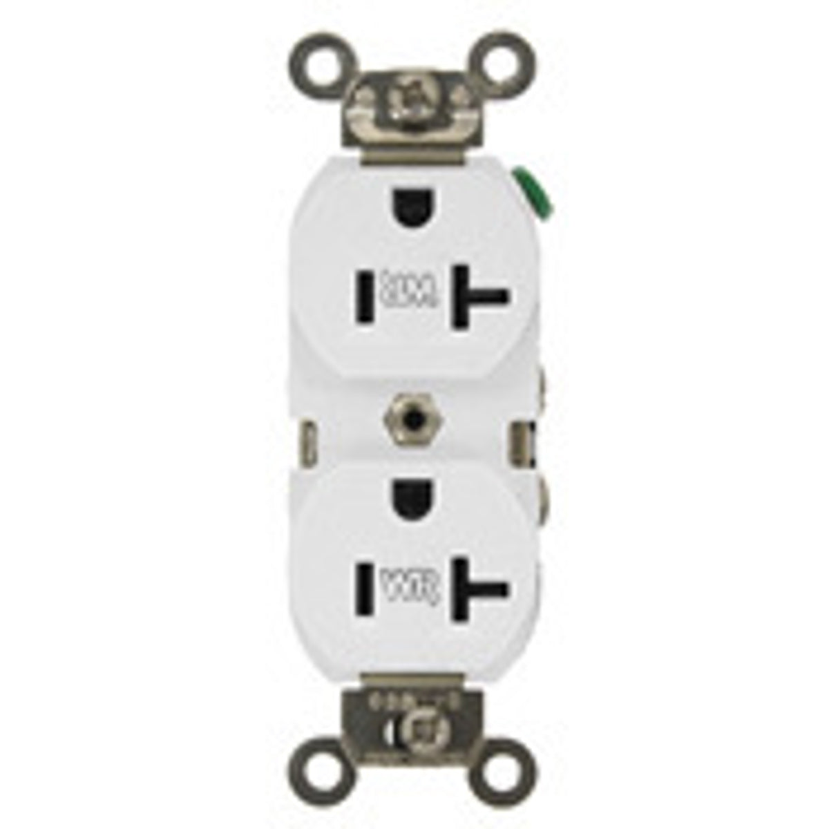 Leviton WBR20-W Straight Blade Duplex Receptacle 20A 125V NEMA 5-20R