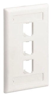 Panduit CFPL3EIY Datacommunication Face Plate