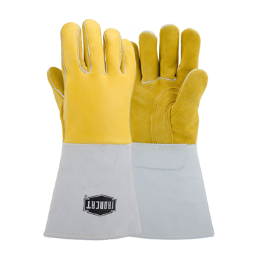 PIP 9060/L Yellow Gauntlet Cuff Large Premium Welding Gloves