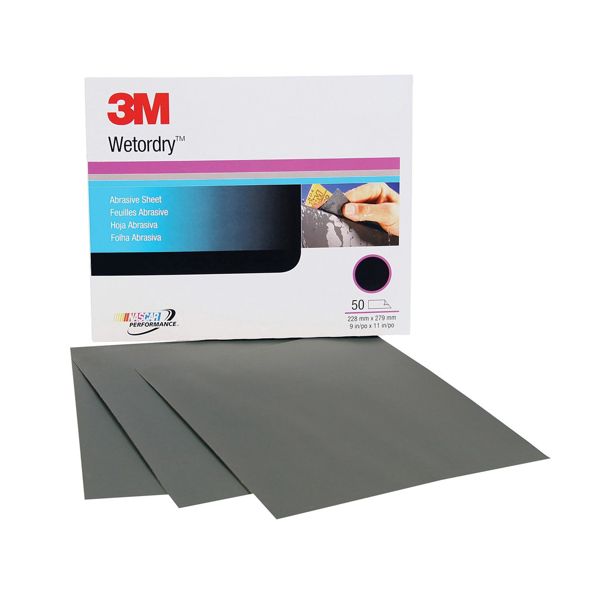 3M 7000028326 Wetordry Abrasive Sheet 11 in x 9 in P400