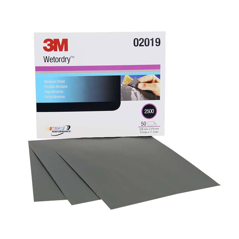 3M 7100003693 Wetordry Abrasive Sheet 2500 (11 in x 9 in) Replacement MPN