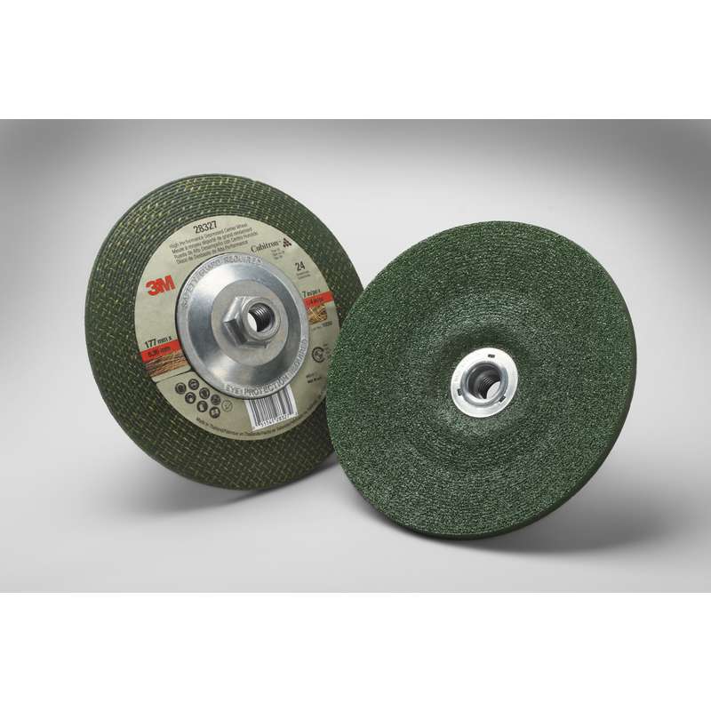 3M 7010359976 Green Corps Depressed Center Wheel, 36, 4-1/2 in x 1/4 in x 5/8-11 Internal