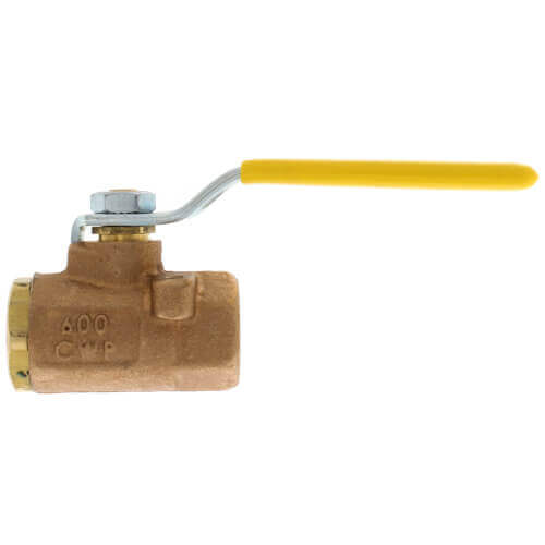 Conbraco 77-106-01 Apollo® 2-Way Ball Valve - Manually Operated, 2-Way, 600 psi Max, Inline Threaded, Bronze Body, Lever Handle