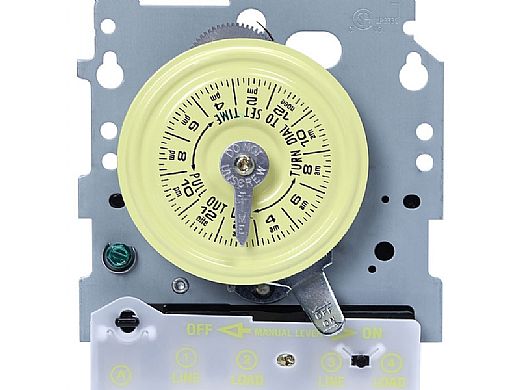 Intermatic T103M 24-Hour 120V Mechanical Time Switch, DPST, Mechanism Only