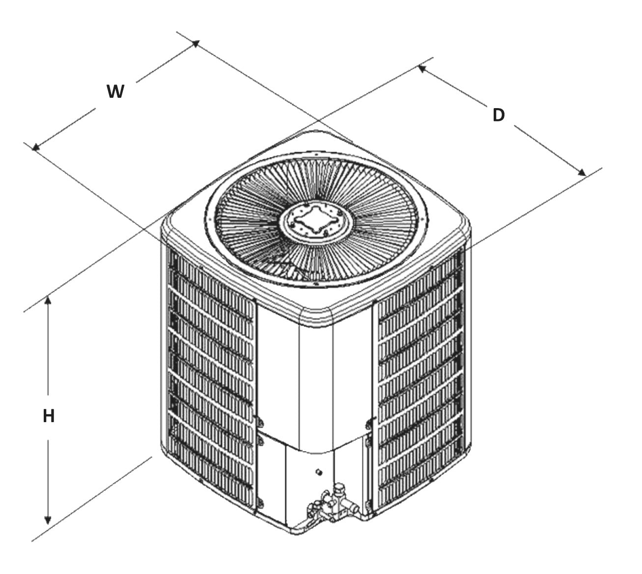 Amana ASZC180241 Split Heat Pump 18 SEER Two Stage