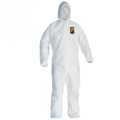 KleenGuard 44324 A40 Liquid/Particle Protection Coverall, Elastic Wrists, Ankles & Hood