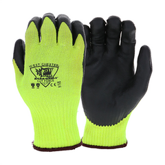 PIP HVG710SNF/XL Hi-Vis Green Nitrile X-Large Cut-Resistant Gloves