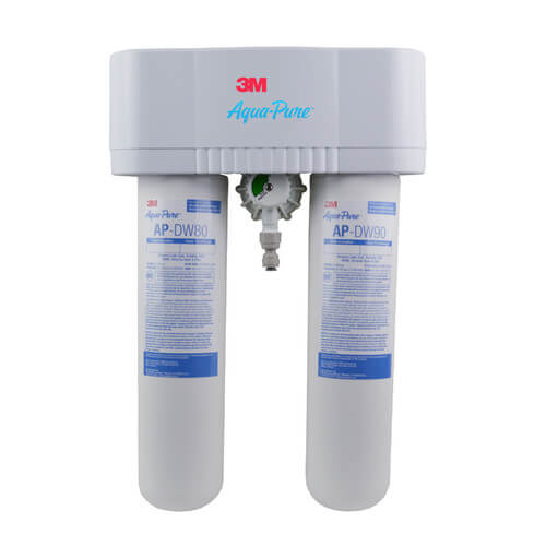 3M Aqua-Pure 5583101 Aqua-Pure AP-DWS1000 Dual Stage Drinking Water Filtration System Includes Faucet