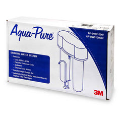 3M Aqua-Pure 5583101 Aqua-Pure AP-DWS1000 Dual Stage Drinking Water Filtration System Includes Faucet