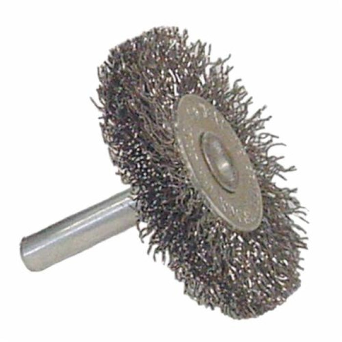 Weiler 36059 Vortec Pro Wheel Brush - 3 in Diameter - 20000 RPM