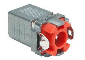 Bridgeport 38ADS 3/8 Single Barrel Double-Snap Cable Connector Insulated Zinc Die Cast