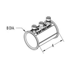 Bridgeport 247-DCSLP 3 EMT Slip Coupling Set Screw