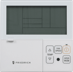 Friedrich DWC1 Thermostat Wired 7-Day Fully Programmable for Ductless