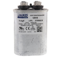 JARD 12910 15 Mfd 370V Oval Run Capacitor