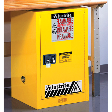 Justrite 891220 Sure-Grip Countertop & Compact Safety Cabinets for Flammables