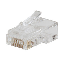 Klein VDV826-703 Pass-Thru Modular Data Plug, CAT6, 50-Pack