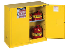 Justrite 893020 Sure-Grip EX Classic Safety Cabinet 30 gal Self Close