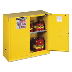 Justrite 893020 Sure-Grip EX Classic Safety Cabinet 30 gal Self Close