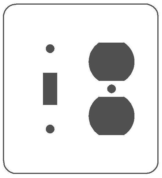 Mulberry 76532 Combination Wallplate 2G White Semi-Gloss 76532