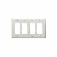 Mulberry 86404 Standard Receptacle Wallplate 4G (4.5 inches H x 8.187 inches W) Replacement MPN