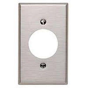 Mulberry 97221 Standard Receptacle Wallplate 30/50A 1G SAT-SS .030