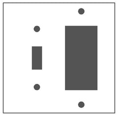 Mulberry 97432 2G SAT-SS .030 STD SQ SW & BLOCK PLATE