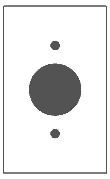 Mulberry 99091 Standard Receptacle Wallplate Power - 1 Gang