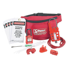 Panduit PSL-PK-EA ElectricianFTs Lockout Kit, Red, 1/ kt