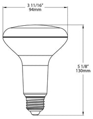 RAB BR30-7.5-830-DIM Reflector Lamp Dimmable 7.5 Watt