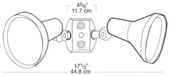 RAB H2A DUAL FLOODLIGHT KIT 300 WATT PAR38 INCANDESCENT