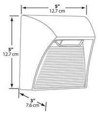 RAB SLED5YW 4W LED SQUARE STEPLIGHT