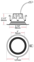 RAB R4R89FA120WB 4 LED Retrofit