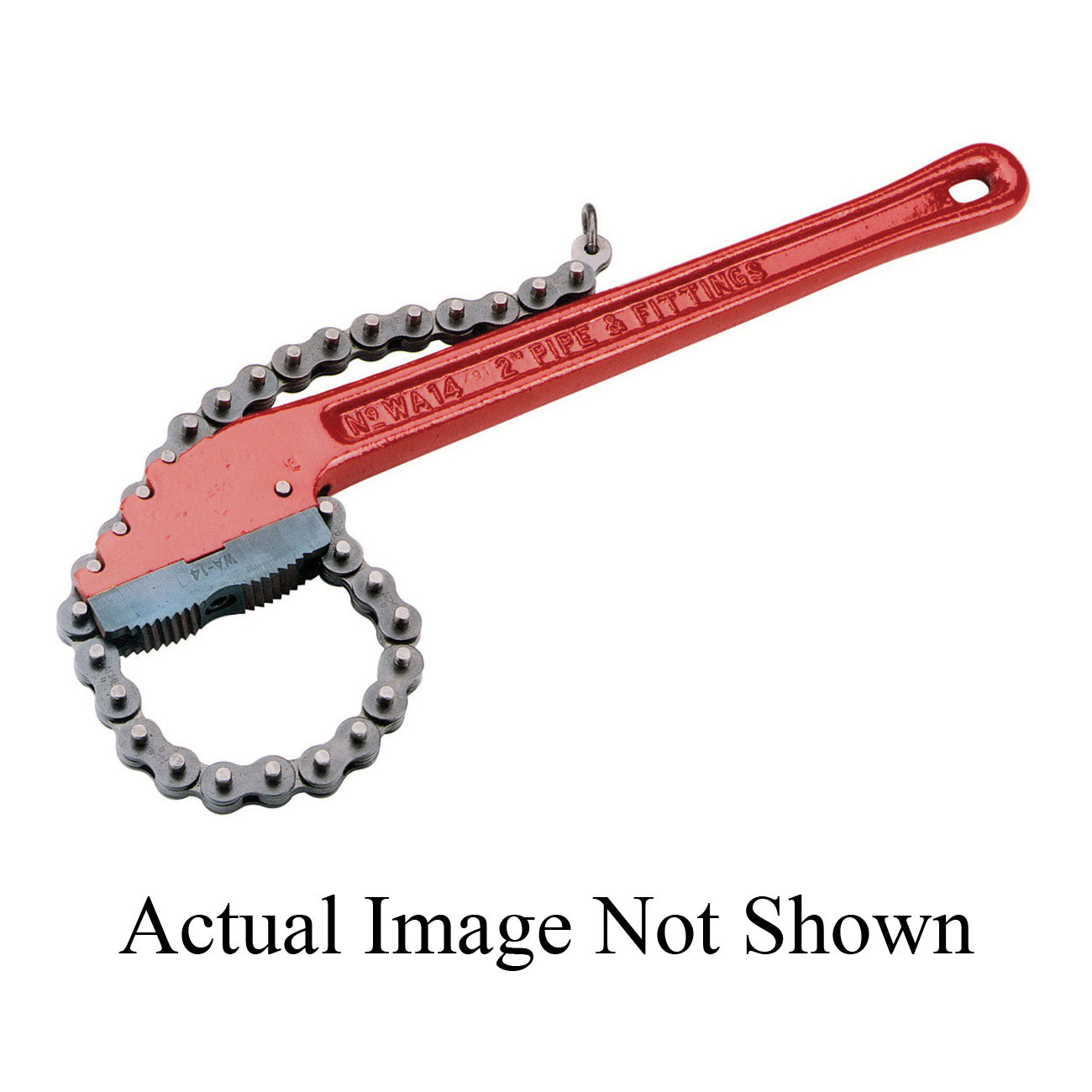 REED 02050 18 in. Chain Wrench Heavy Duty 1/4 to 2-1/2 in Pipe