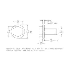 Rheem 63-100404-01 Thread-Forming Motor Mounting Screw, Silver, 10-32 x 7/16