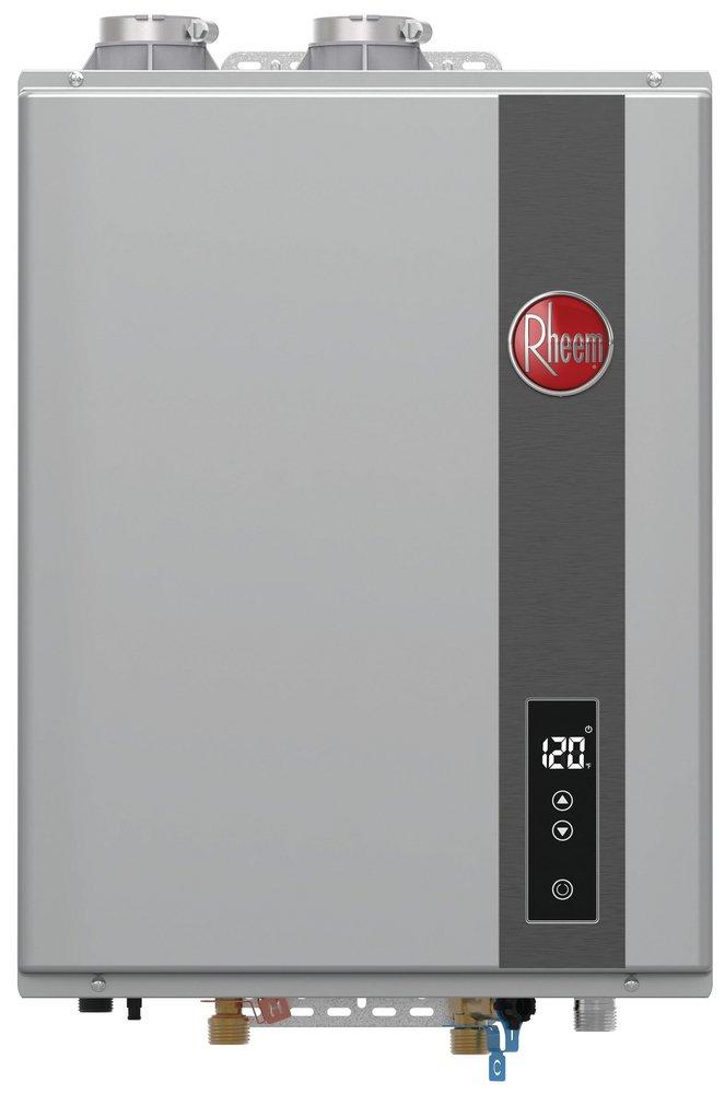 Rheem RTGH-90DVLP-3 RTGH Series 180 MBH Indoor Condensing Propane Gas Tankless Water Heater