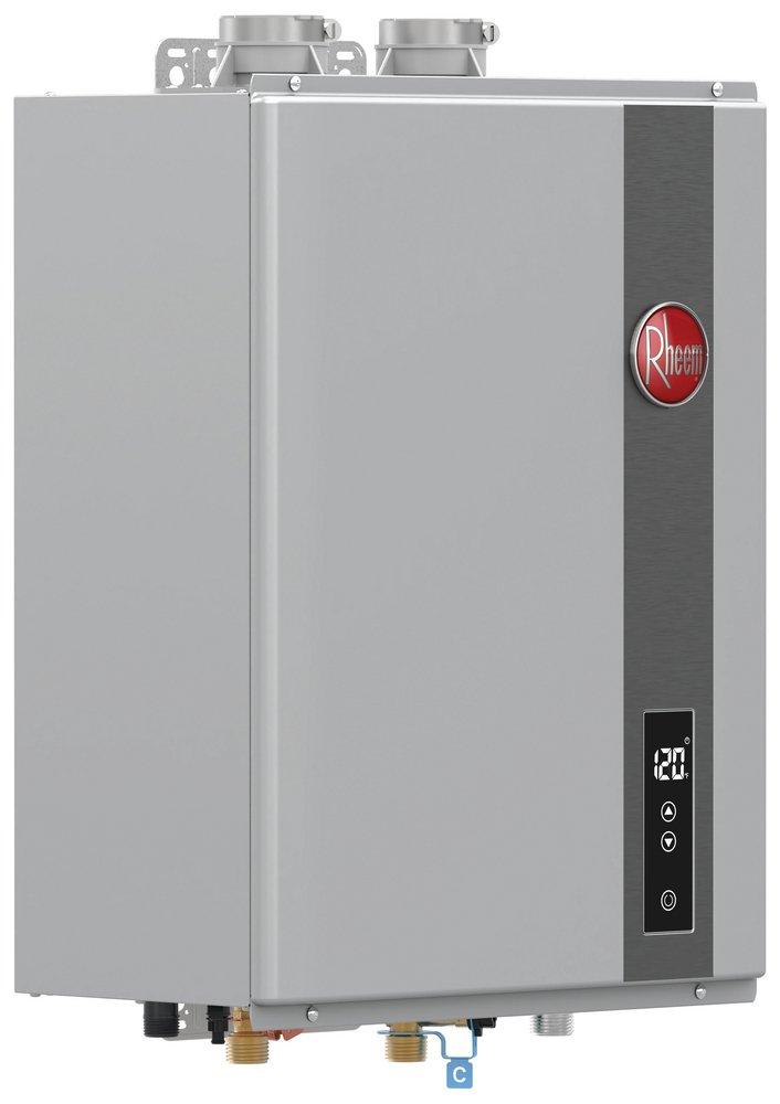 Rheem RTGH-90DVLP-3 RTGH Series 180 MBH Indoor Condensing Propane Gas Tankless Water Heater