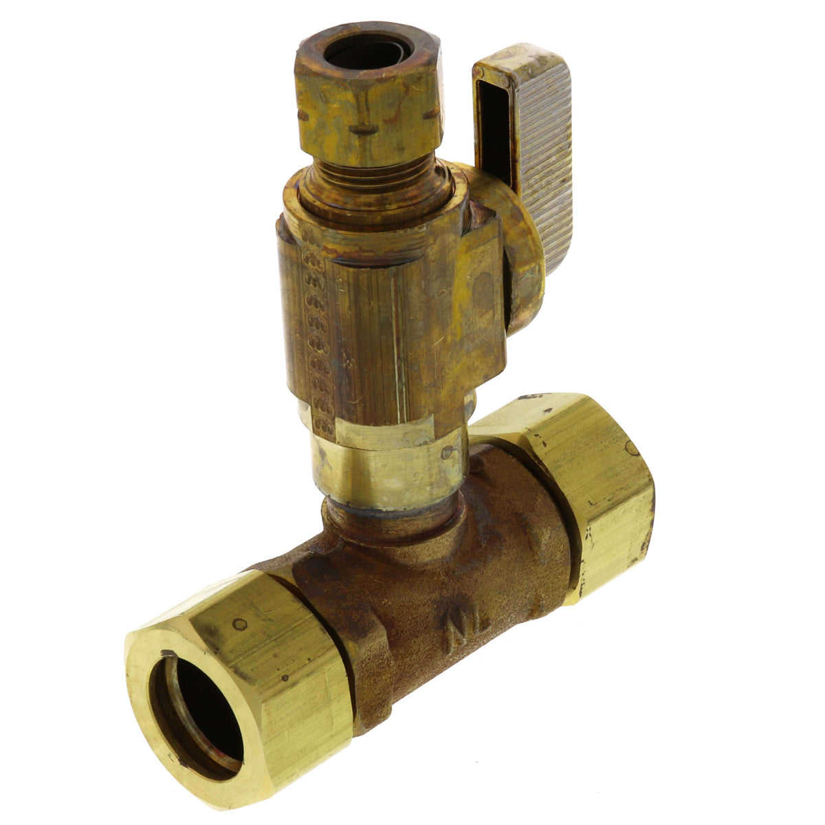 Sioux Chief 601-G-21CV Add-A-Line Full Slip Valve Tee, Lead-Free, OD COMP x OD COMP, 5/8 x 3/8