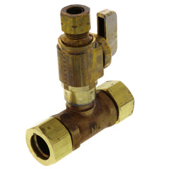 Sioux Chief 601-G-21CV Add-A-Line Full Slip Valve Tee, Lead-Free, OD COMP x OD COMP, 5/8 x 3/8