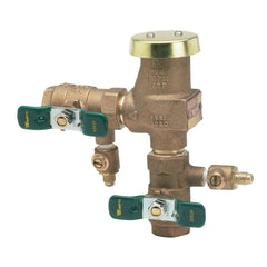 Watts 0388013 Freeze Resistant Pressure Vacuum Breaker With Quarter Turn Ball Valve Shutoff, 1/2 in Nominal, FNPT End Style, Bronze Body